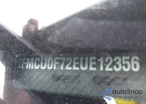 2014 Ford Escape S z USA, uszkodzony, nr VIN 1FMCU0F72EUE12356